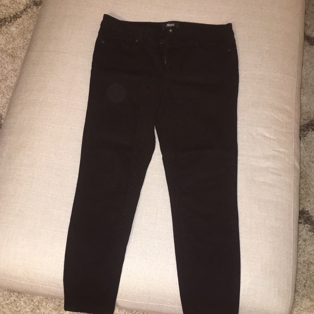 Women’s Paige black denim skinny’s